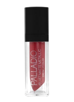 PALLADIO PALLADIO Velvet Matte Metallic Cream Lip Color/Ritzy  - Image 1