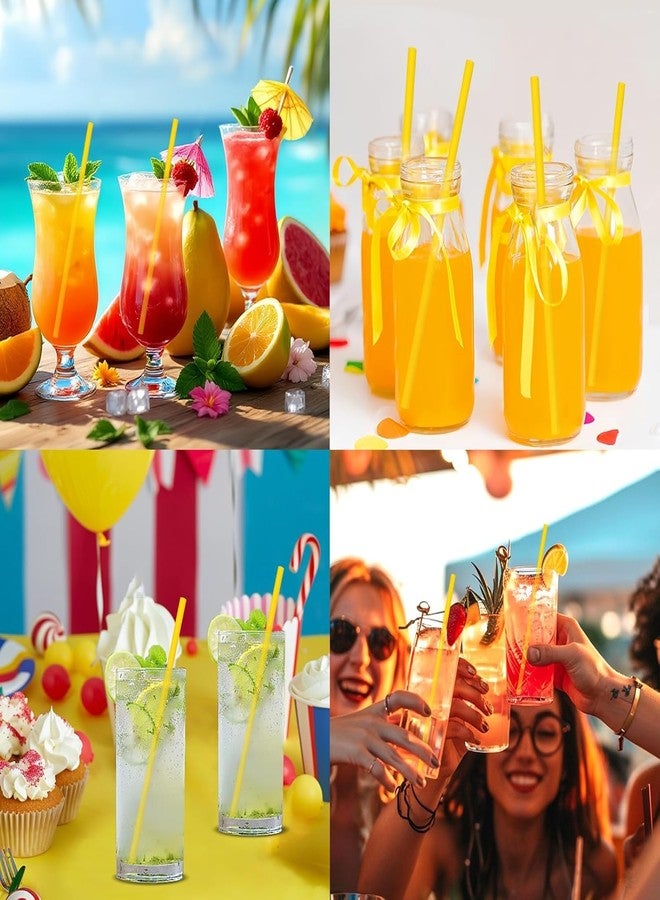Festiko® Bio-degradable Paper Straws (Size -6mm|Pack of 75 Pcs|Yellow), Paper Straws for Drinking, Food Grade Paper Straws for Kids - Image 5