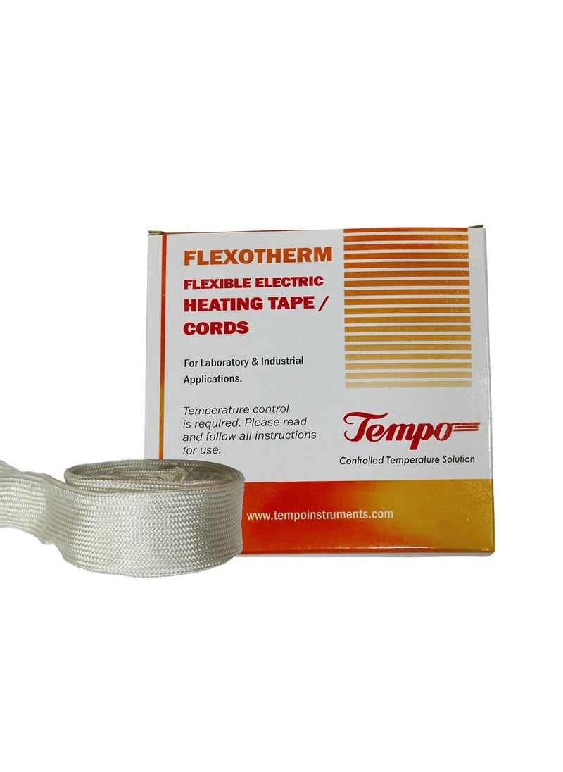 Generic Tempo Flexible Electric Pipe Heating Tape Medium 630 Watt Temp 400C Volt 230 Size 25mm x 1800mm for Dry Surface  - Image 1