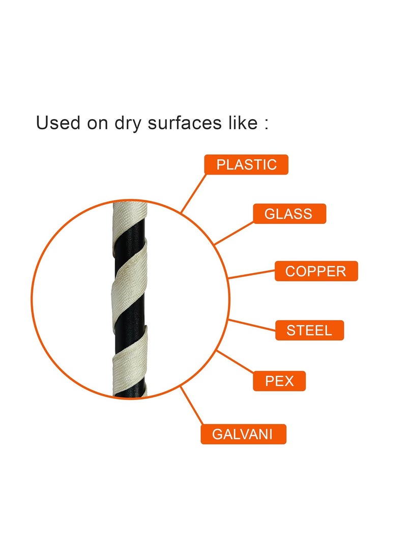 Generic Tempo Flexible Electric Pipe Heating Tape Medium 630 Watt Temp 400C Volt 230 Size 25mm x 1800mm for Dry Surface  - Image 3