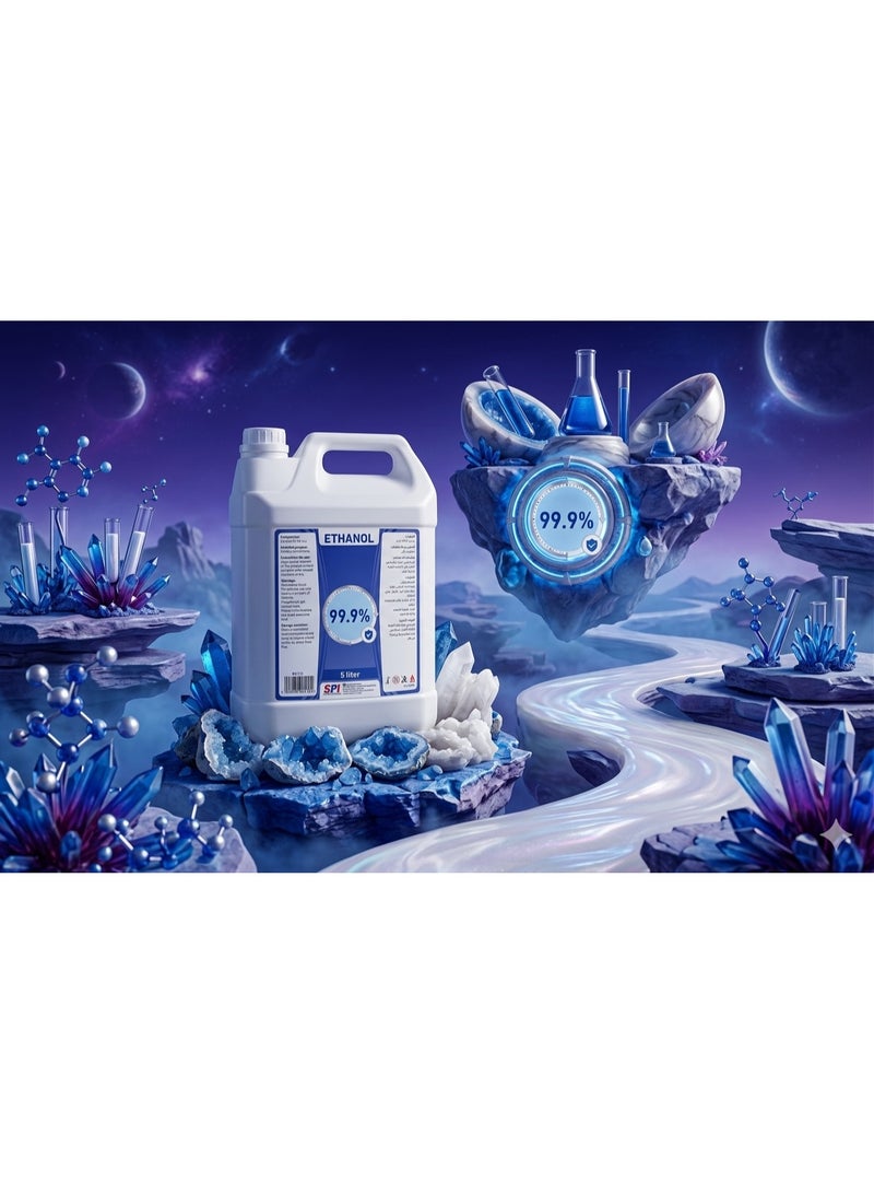 SPI 99.9% Ethanol Alcohol (5 Liter ) - Image 3