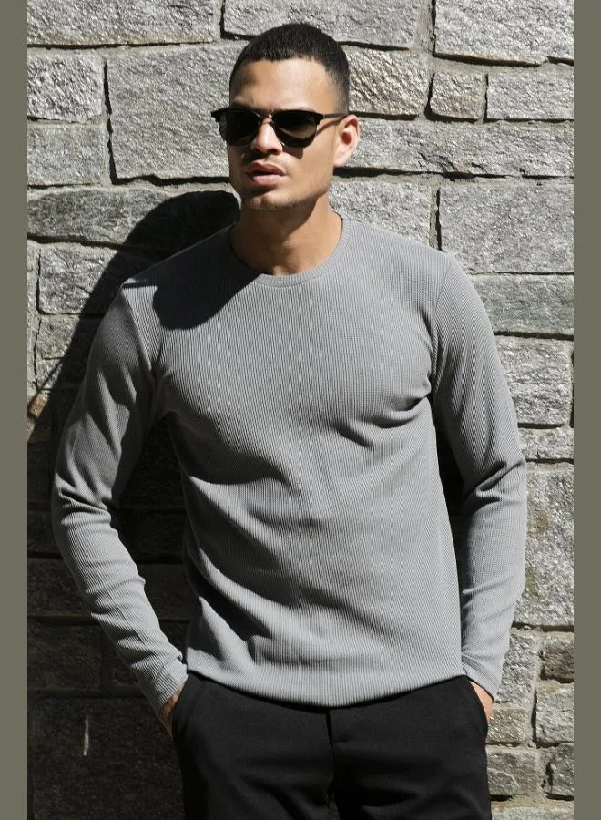 Buratti  Buratti Cotton Crew Neck Slim Fit Basic Sweatshirt Men's SWEAT 5905073 for Men | Best Price UAE