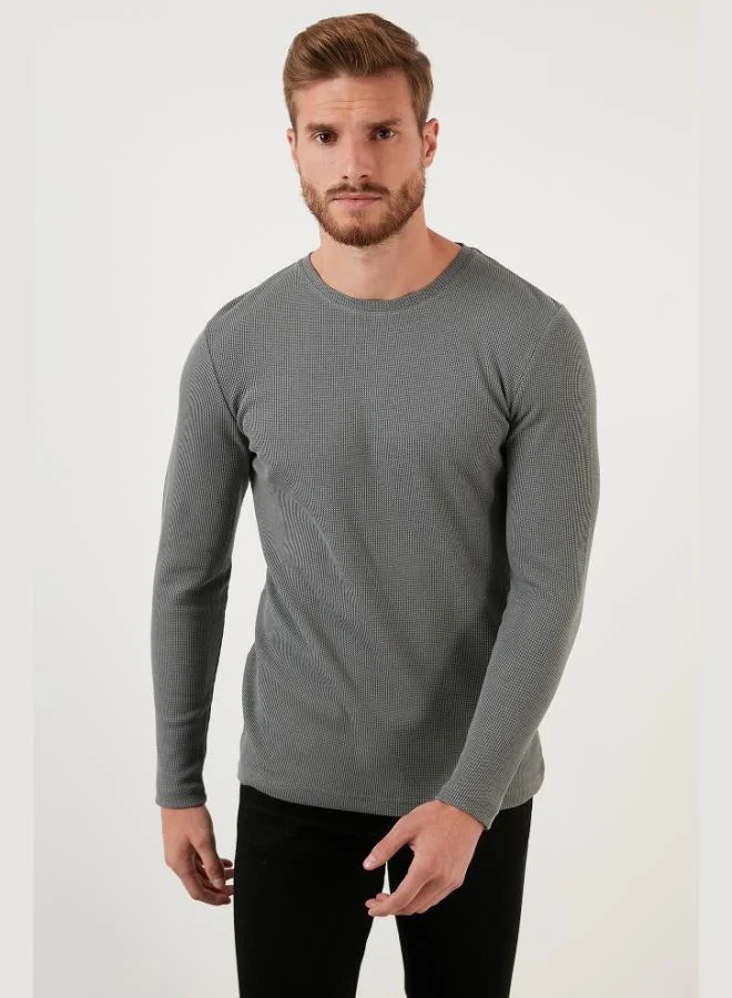 Buratti  Buratti Cotton Crew Neck Slim Fit Basic Sweatshirt Men's SWEAT 5905073 for Men | Best Price UAE