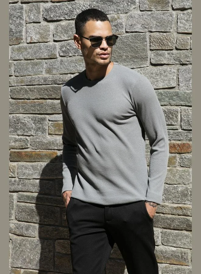 Buratti  Buratti Cotton Crew Neck Slim Fit Basic Sweatshirt Men's SWEAT 5905073 for Men | Best Price UAE