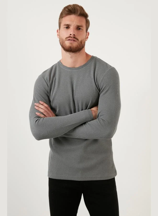 Buratti  Buratti Cotton Crew Neck Slim Fit Basic Sweatshirt Men's SWEAT 5905073 for Men | Best Price UAE