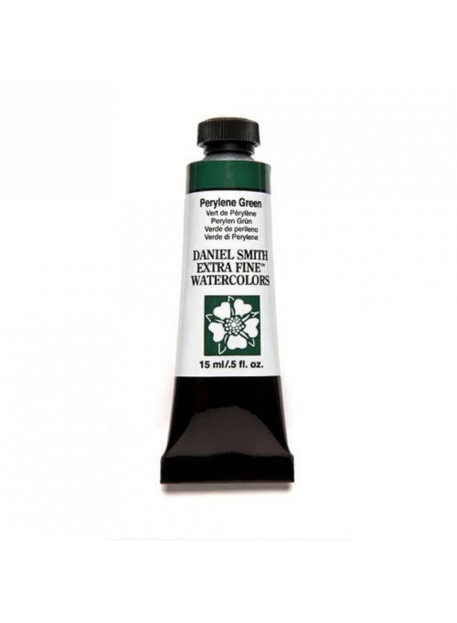 DANIEL SMITH 284600194 Extra Fine Watercolor 15ml Paint Tube, Perylene Green, 0.5 Fl Oz (Pack of 1) - Image 1