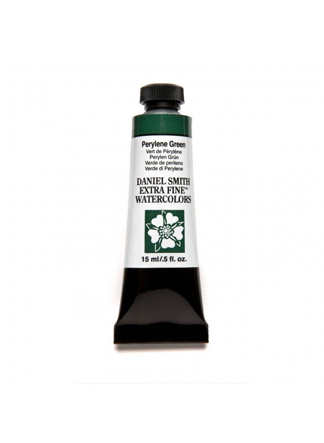 DANIEL SMITH 284600194 Extra Fine Watercolor 15ml Paint Tube, Perylene Green, 0.5 Fl Oz (Pack of 1) - Image 3