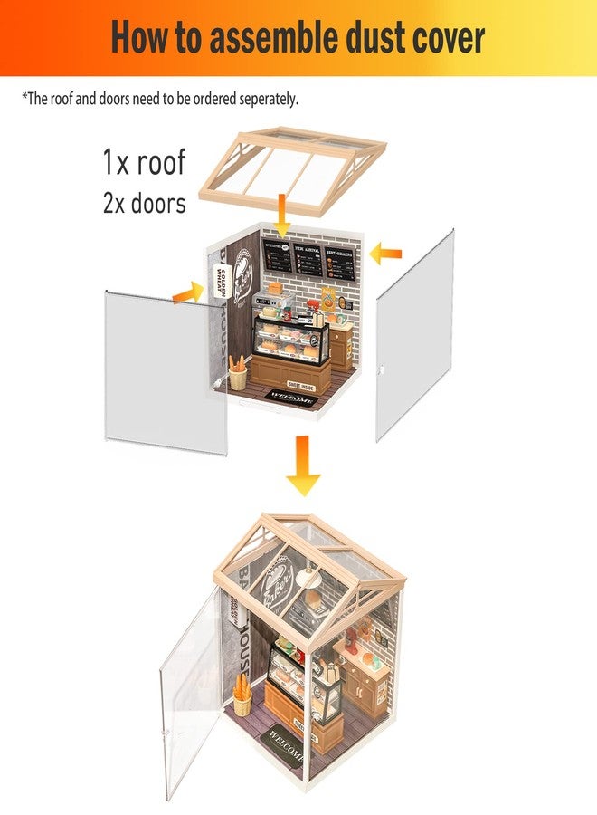 Rolife Dust Cover Door for Plastic Mini House Building Set P05 - Image 3