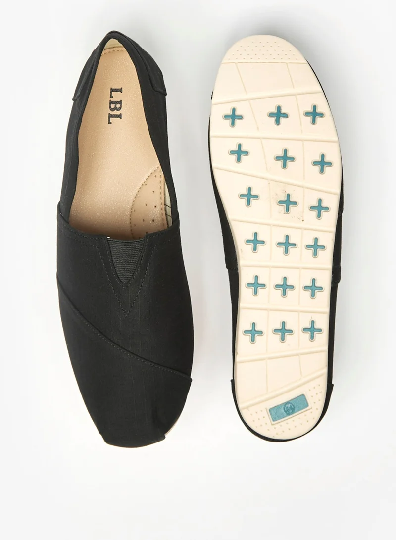 ال بي ال من شو اكسبرس Mens Solid Slip On Loafers With Gusset Detail By Shoexpress