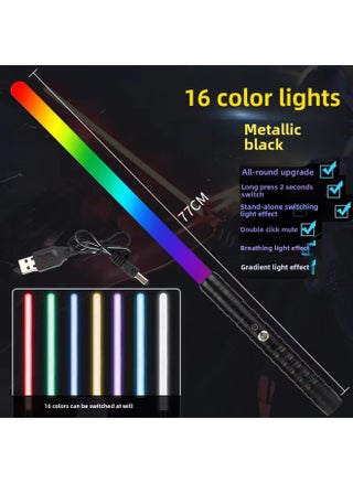 Star Wars Laser Sword Luminous Toy Metal Lightsaber Charging Color Changing Flash Toy Sword Wholesale-Color:1 Generation-black Single Pack-Specifications:10-color Light Effect + Automatic Color Change On Startup + Mute - pzsku/Z617030D98345AFCB28F1Z/45/1745570152/f5cd0506-ee21-44ed-b7f7-e2d5b4527023