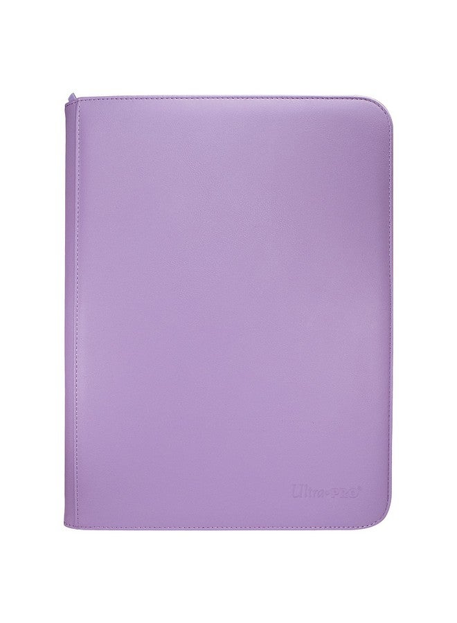 Ultra Pro Vivid 9 Pocket Zippered Pro Binder (Purple) Protect Up To 360 Collectible Trading Cards Sports Cards Or Valuable Gaming Cards Ultimate Card Protection - Image 1