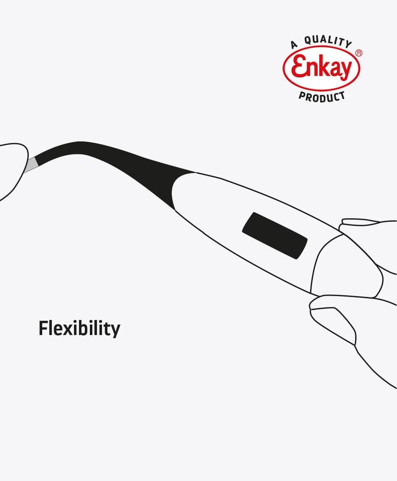 Coronation DT-4333 Digital Thermometer with Flexible Tip - 1 Pc | Quick Measurement for checking Body Temperature | Fever Check | For Oral & Underarm use| Big Display - Image 4