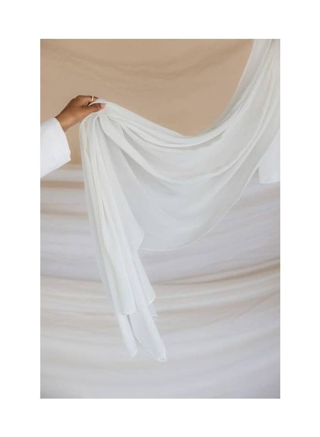 chiffon scarf Plain and soft, 160*50