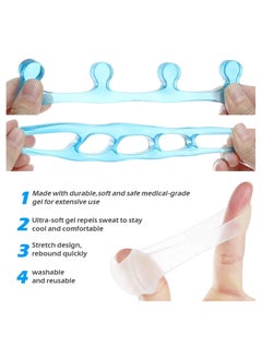 SYOSI Gel Toe Stretcher and Separator for Relaxing, 8 Pcs Bunion Relief, Hammer Toe and More for Women and Men Quickly Bunion Pain Relief Hallux Valgus Treatment Straighten Feet Alleviating Pain  - Image 3
