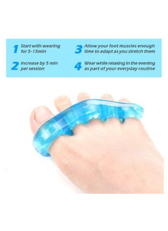SYOSI Gel Toe Stretcher and Separator for Relaxing, 8 Pcs Bunion Relief, Hammer Toe and More for Women and Men Quickly Bunion Pain Relief Hallux Valgus Treatment Straighten Feet Alleviating Pain  - Image 5