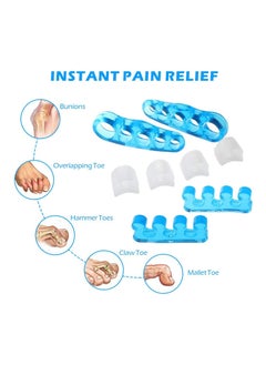 SYOSI Gel Toe Stretcher and Separator for Relaxing, 8 Pcs Bunion Relief, Hammer Toe and More for Women and Men Quickly Bunion Pain Relief Hallux Valgus Treatment Straighten Feet Alleviating Pain  - Image 4