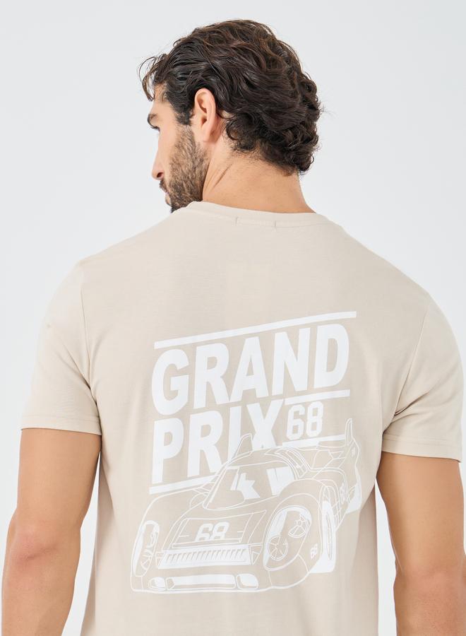 Styli Graphic Print T-Shirt and Shorts Pyjama Set - Image 4