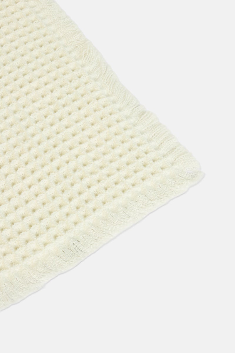 YOTO Waffle Bath Mat, Off White - Image 3