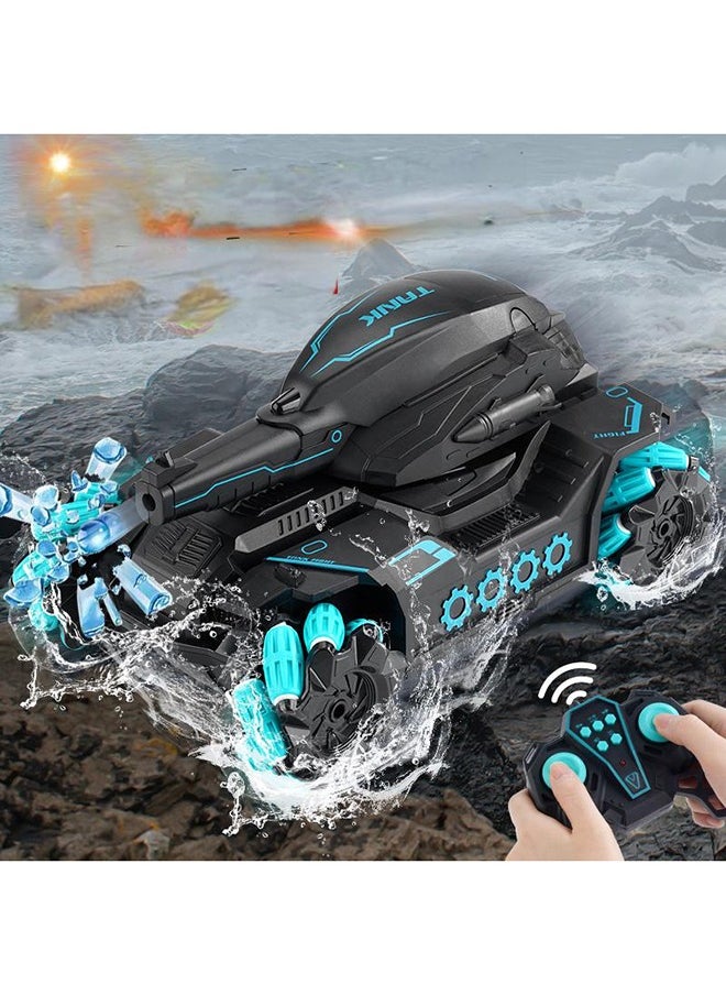 Water Bomb Mecha Assault Remote Control Tank Stunt Car – 1:14 Scale, 2.4G Remote Control, 4WD Tank with Water Bomb Launcher, High-Speed Land & Water Action, 360° Stunts, Ideal for Kids Boys Girls 7+| Blue/Black - pzsku/Z6170C2B8A735D45E9125Z/45/_/1717387791/35aa2805-464b-41b6-b0e5-42f12a3db874