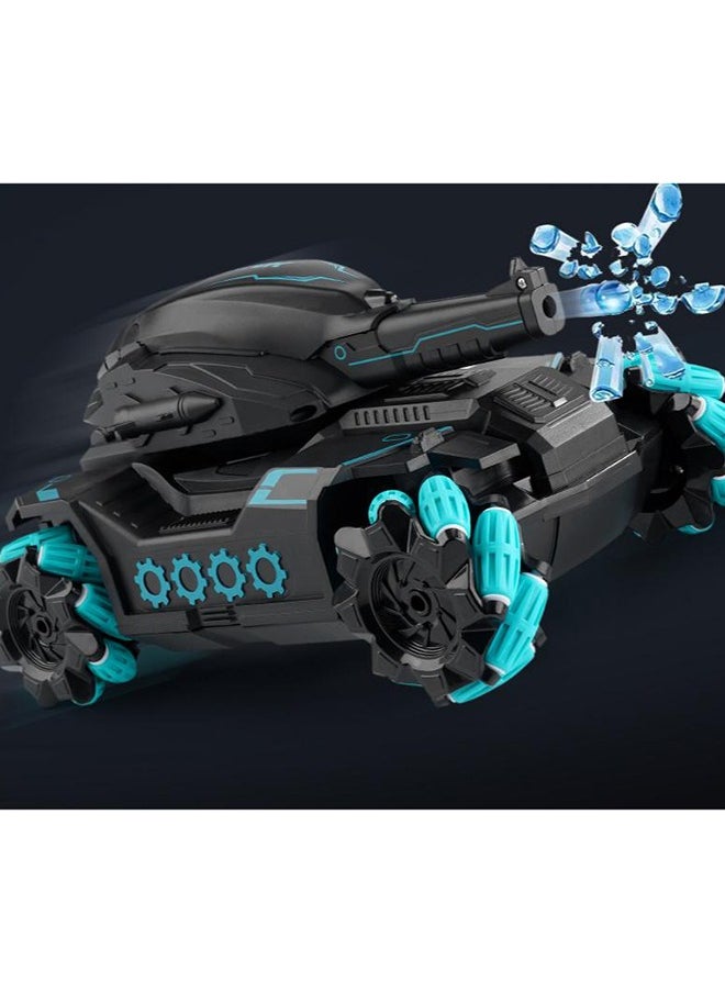 Water Bomb Mecha Assault Remote Control Tank Stunt Car – 1:14 Scale, 2.4G Remote Control, 4WD Tank with Water Bomb Launcher, High-Speed Land & Water Action, 360° Stunts, Ideal for Kids Boys Girls 7+| Blue/Black - pzsku/Z6170C2B8A735D45E9125Z/45/_/1717387792/3f94bd52-bfd0-4cb4-b17b-c7a0c71cb432