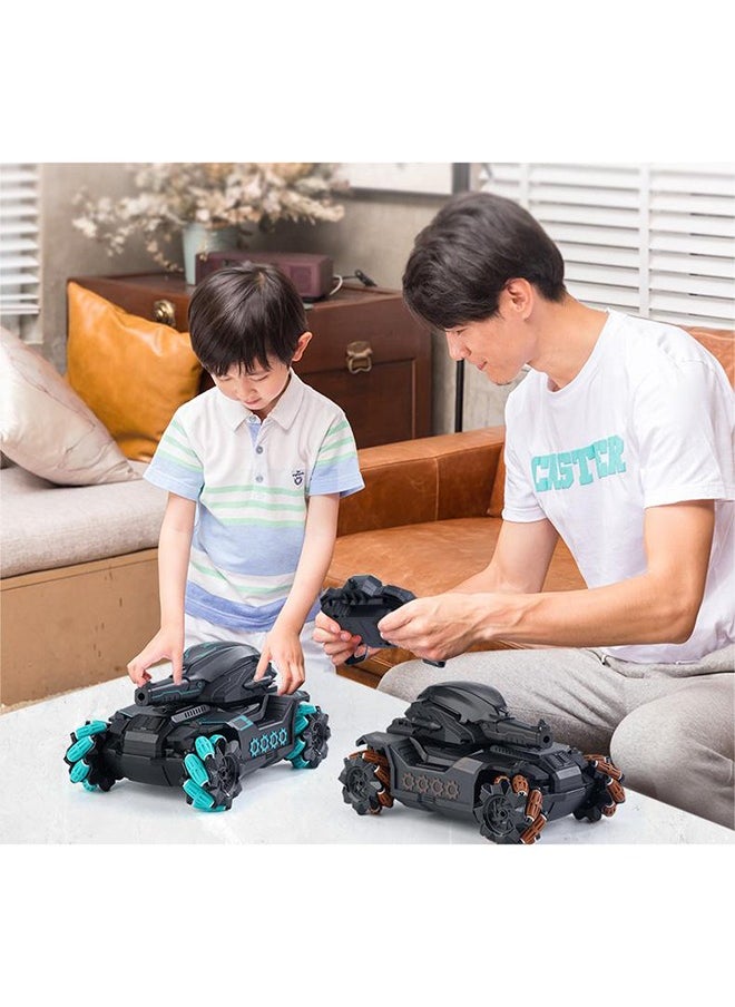 Water Bomb Mecha Assault Remote Control Tank Stunt Car – 1:14 Scale, 2.4G Remote Control, 4WD Tank with Water Bomb Launcher, High-Speed Land & Water Action, 360° Stunts, Ideal for Kids Boys Girls 7+| Blue/Black - pzsku/Z6170C2B8A735D45E9125Z/45/_/1717387794/c118f6ad-99a5-4d18-b431-2372666ae07c