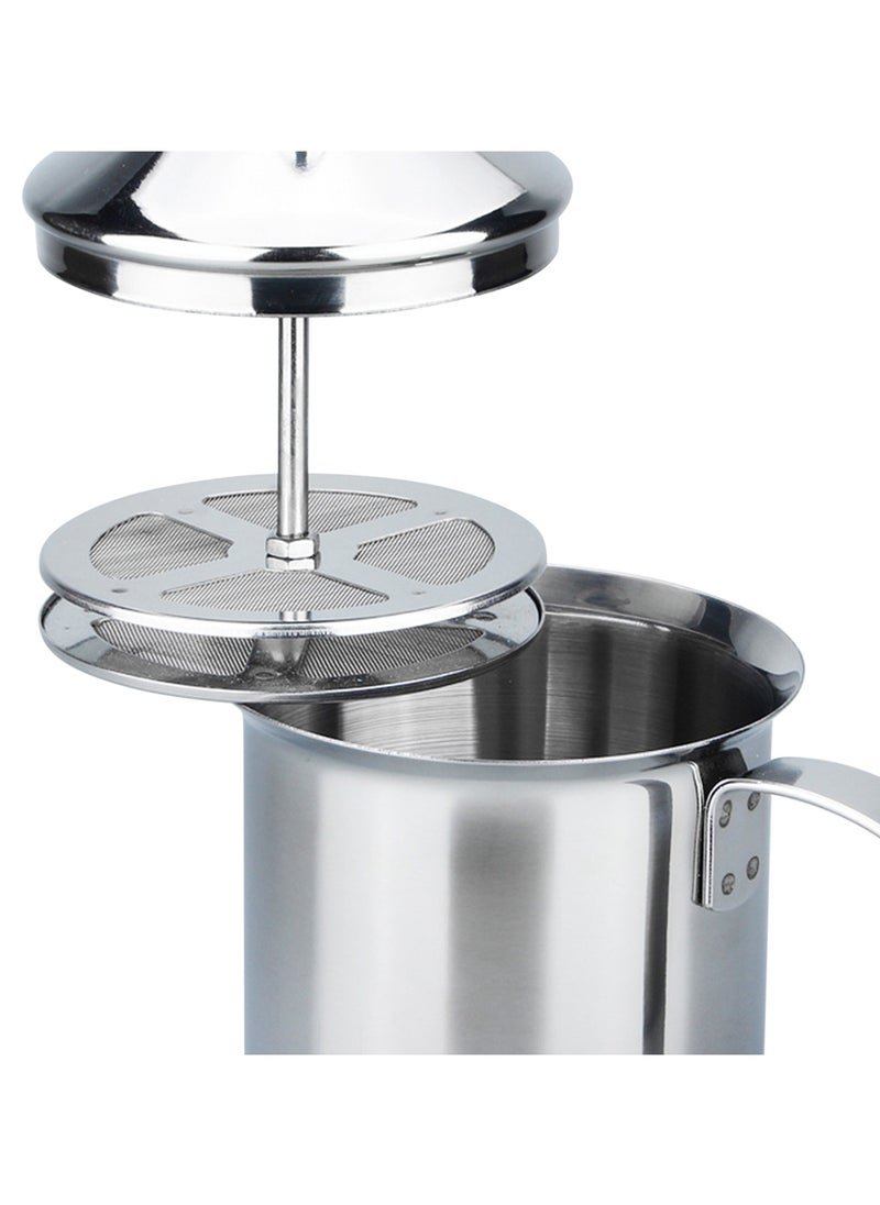 Beauenty Stainless Steel Double Strainer Manual Milk Frother  - Image 3