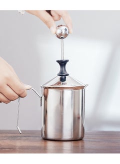 Beauenty Stainless Steel Double Strainer Manual Milk Frother  - Image 4
