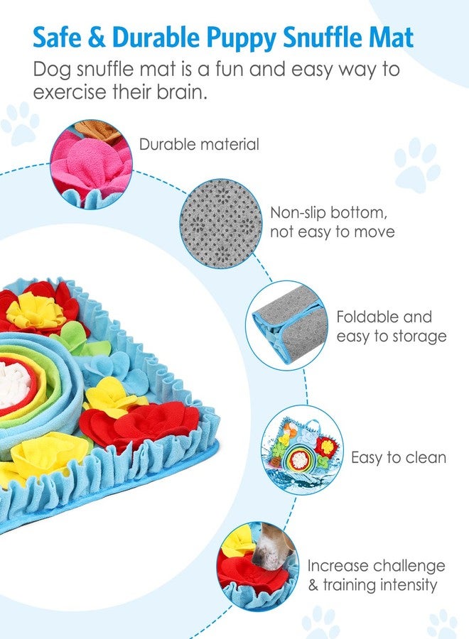 AMIR Snuffle Mat for Dogs, 20-inch Dog Snuffle Mat, Interactive Feeding Puzzle Toy, Promotes Natural Foraging and Slow Eating Sniff Mat, Aids Stress Relief and Training - Image 4