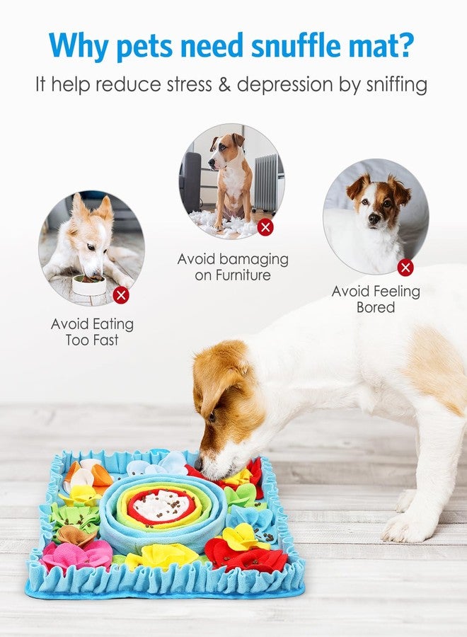 AMIR Snuffle Mat for Dogs, 20-inch Dog Snuffle Mat, Interactive Feeding Puzzle Toy, Promotes Natural Foraging and Slow Eating Sniff Mat, Aids Stress Relief and Training - Image 2