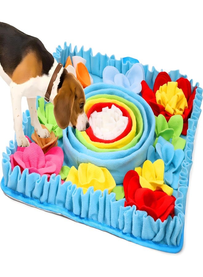 AMIR Snuffle Mat for Dogs, 20-inch Dog Snuffle Mat, Interactive Feeding Puzzle Toy, Promotes Natural Foraging and Slow Eating Sniff Mat, Aids Stress Relief and Training - Image 1