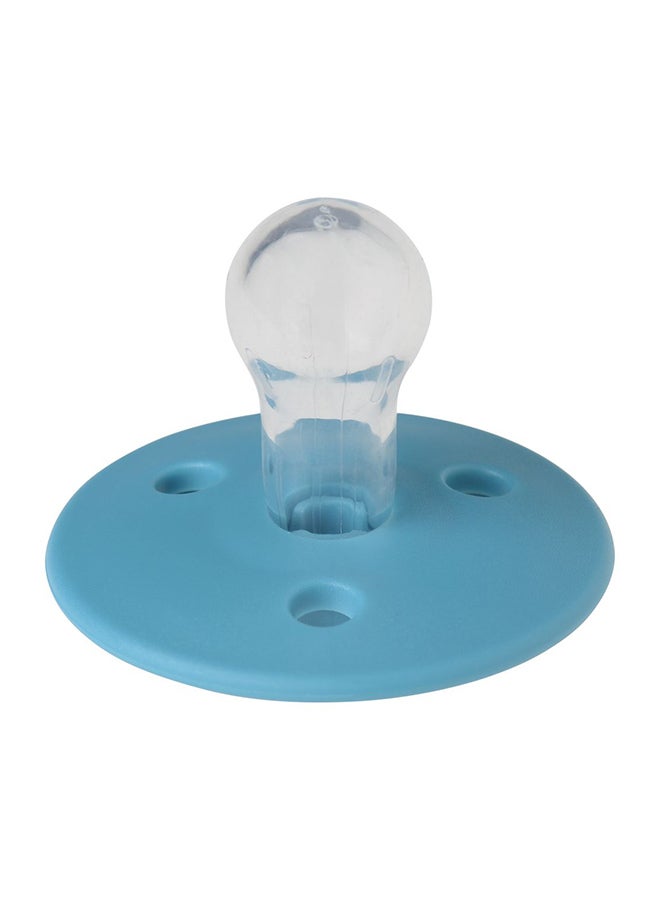 Mininor Round Pacifier Silicone 6M - Opal Lake