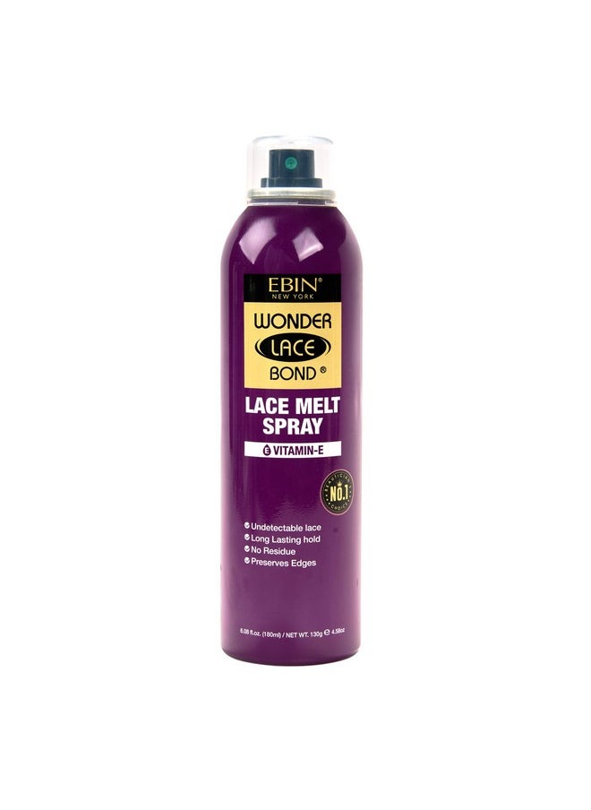 إيبن نيويورك بخاخ Wonder Lace Melt Aerosol | يحافظ على الحواف والدانتيل غير القابل للكشف | ثبات يدوم طويلاً | بدون بقايا | غني بفيتامين E والبيوتين (180 مل/ 6.08 أونصة)  - Image 1