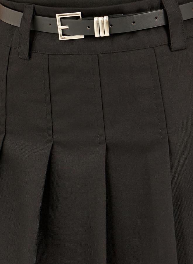 Styli Pleated A-Line Midi Skirt  - Image 3