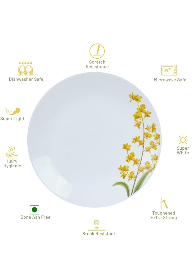 Laopala 44-Piece Ivory Yellow Grace Dinnerware Set: A Fusion of Elegance and Practicality - Image 3