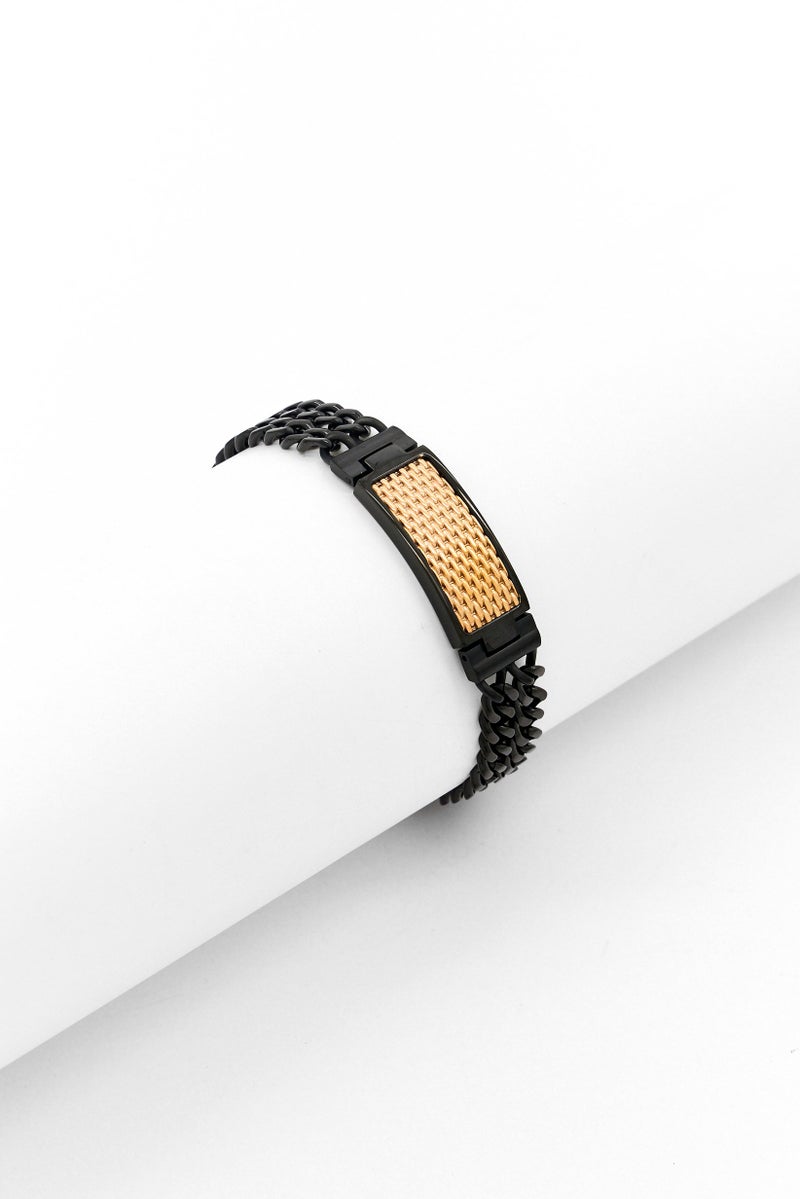 POLICE Men Mesh Pattern Detail Bracelet - Image 1