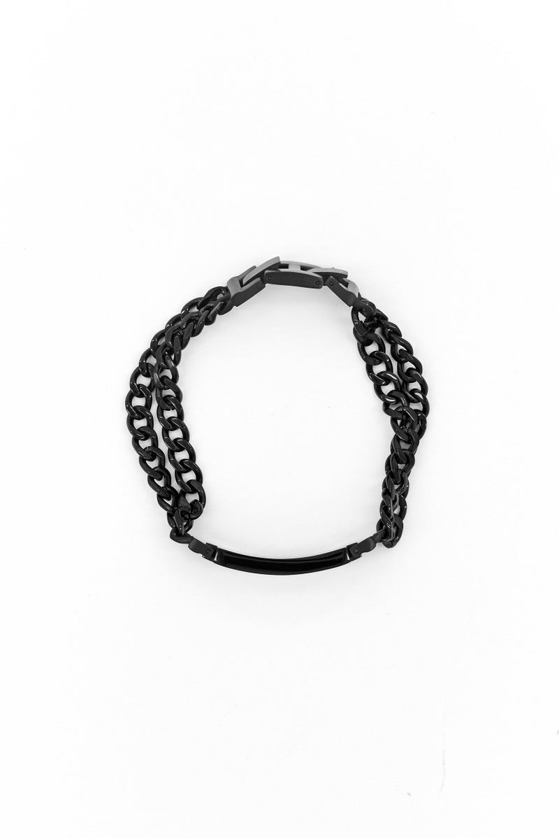POLICE Men Mesh Pattern Detail Bracelet - Image 4