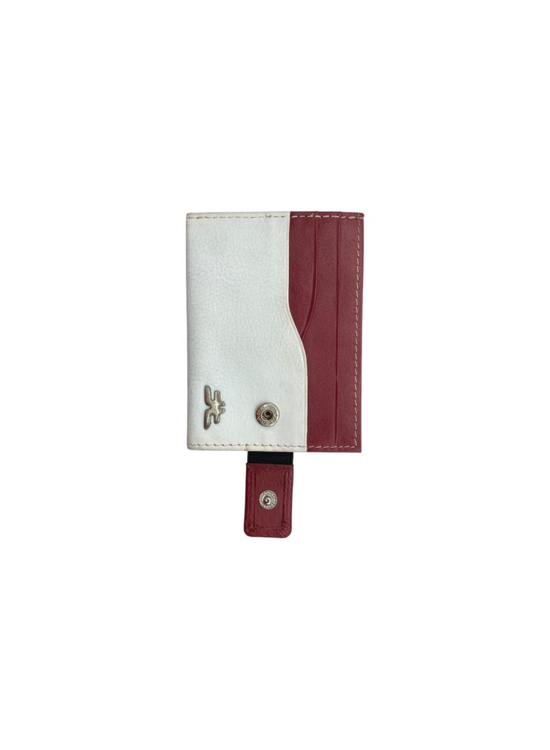 LAVERI LEATHER Slim Card Case & Cash Wallet Compact Size # 4257L - Image 5