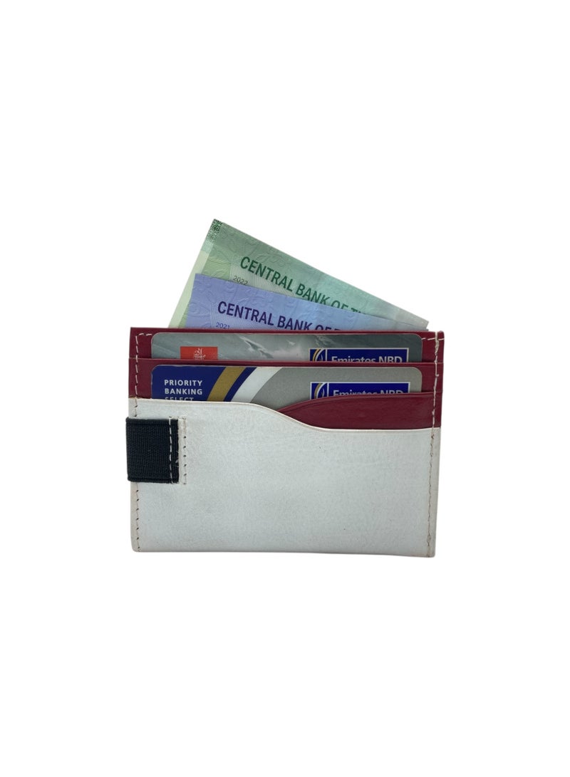 LAVERI LEATHER Slim Card Case & Cash Wallet Compact Size # 4257L - Image 3