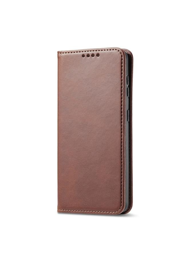 erorex Case For Samsung Galaxy A72 5G / 4G Calf Texture Magnetic Horizontal Flip Leather Case with Holder & Card Slots & Wallet - Image 2