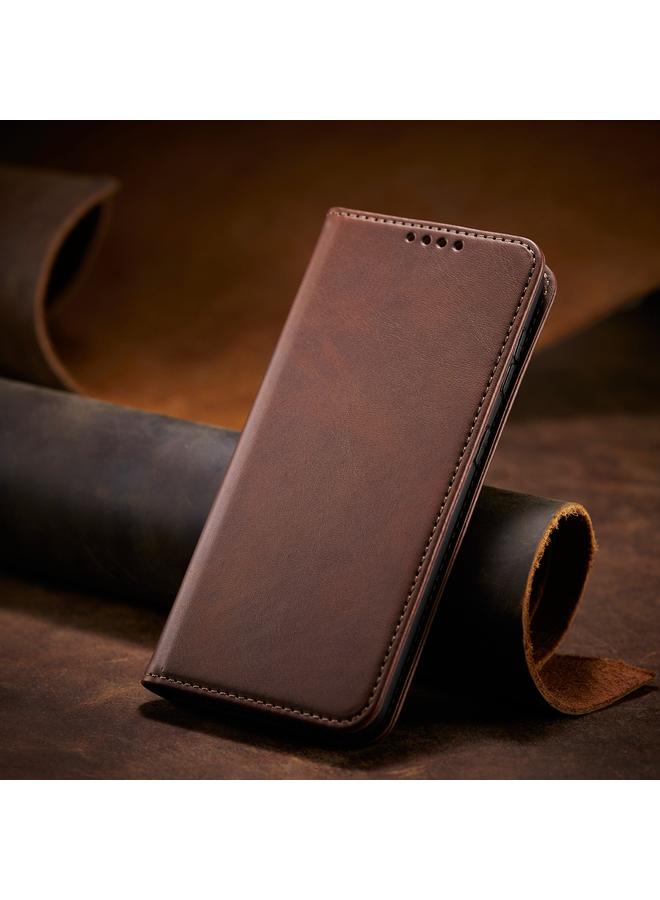 erorex Case For Samsung Galaxy A72 5G / 4G Calf Texture Magnetic Horizontal Flip Leather Case with Holder & Card Slots & Wallet - Image 5