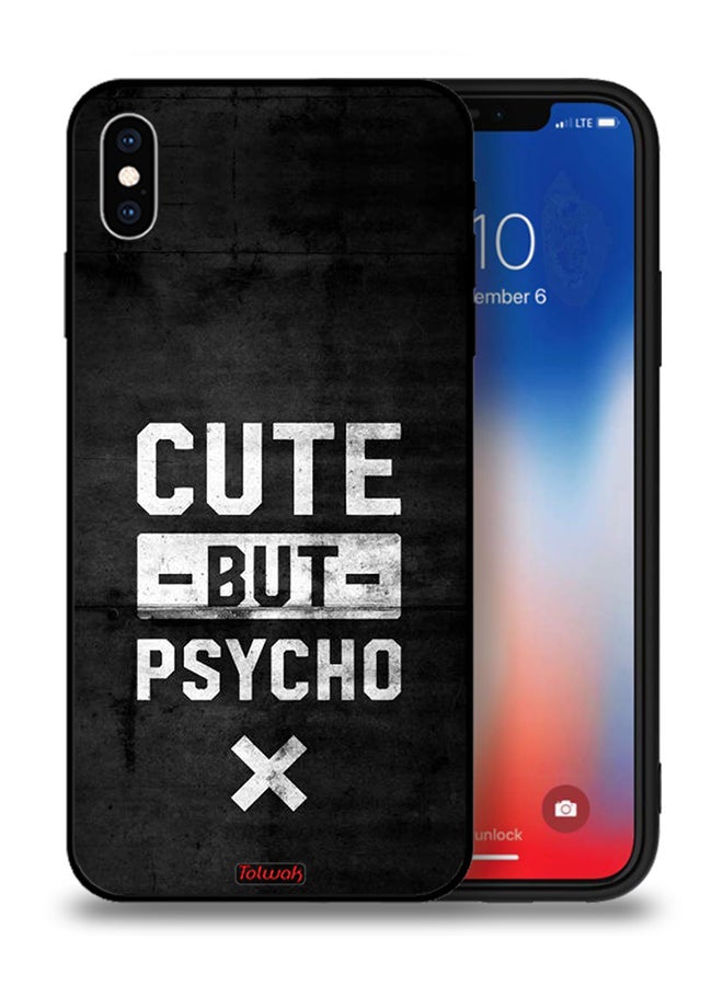 Tolwak Apple iPhone XS Max Protective Case Cute But Psycho - Image 1