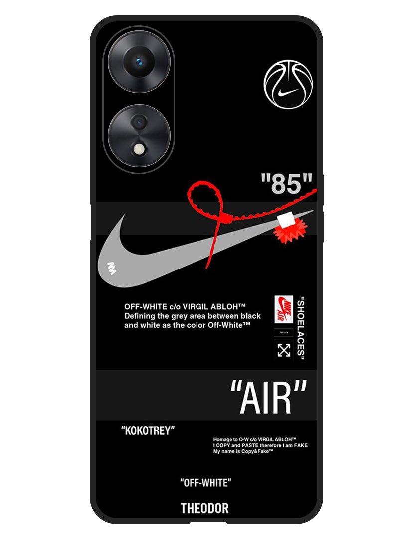 Theodor Protective Case Anti Scratch Shock Proof Bumper Cover For Oppo A98 Cool Off whtie - Image 1