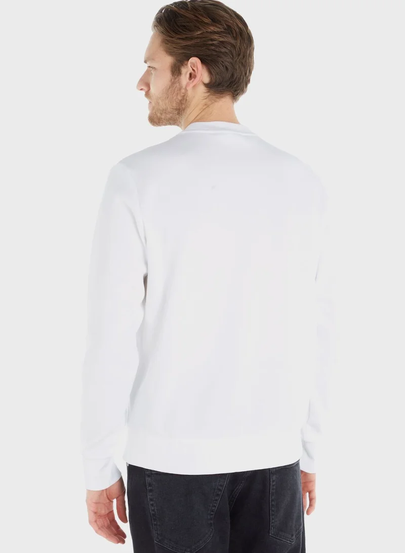 CALVIN KLEIN Logo Crew Neck Sweatshirt