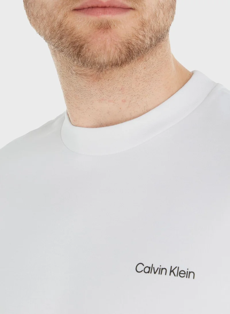 CALVIN KLEIN Logo Crew Neck Sweatshirt