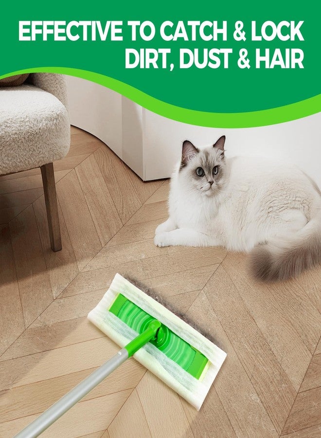 PEACHICHA Dry Sweeping Cloths Mop Refills Disposable Sweeping Cloths Floor Dust Refills Mop Pad, Floor Cloth Refills for Swiffer Standard Sweeper , 7.87x11.81inch,100 Count - Image 4