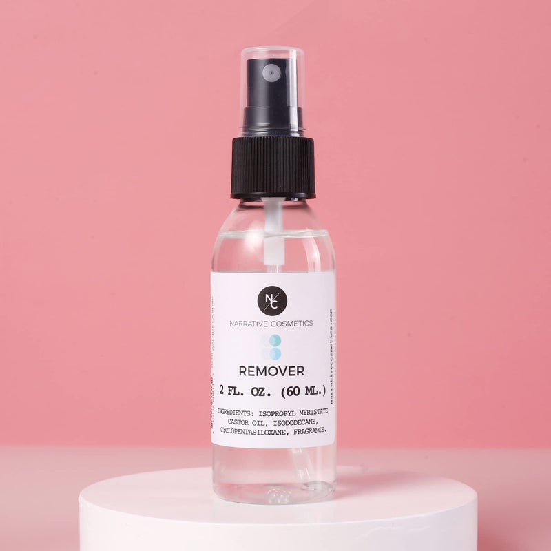 Narrative Cosmetics Alcohol Free Makeup Remover for Alcohol Activated Makeup - Perfect for Special FX, Theater, Film, and Halloween - 2 Fl Oz (60 ml) - Image 4