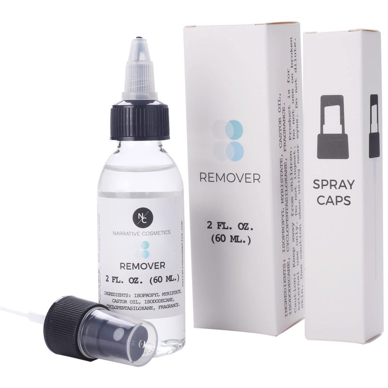 Narrative Cosmetics Alcohol Free Makeup Remover for Alcohol Activated Makeup - Perfect for Special FX, Theater, Film, and Halloween - 2 Fl Oz (60 ml) - Image 2