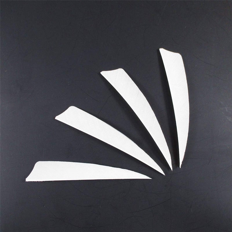 Letszhu Archery Arrows Feather Fletching 4 Inch Real Turkey Vanes for Hunting Target Shooting (25 Pack) - Image 2
