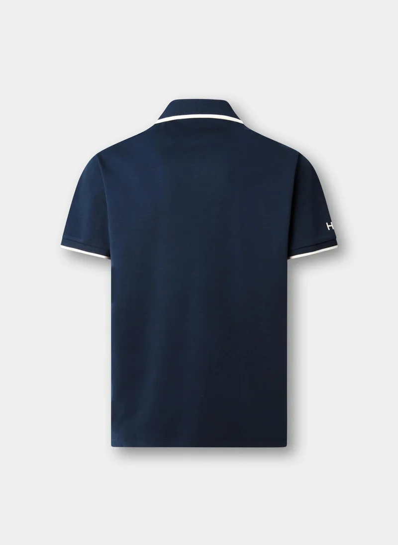 هاكيت Classic Fit Short Sleeve Branded Polo