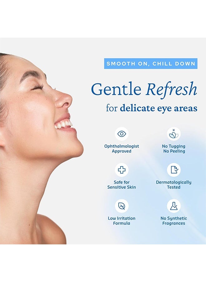 بليف Aqua Bomb Cooling Eye Gel 15ml - الكافيين وحمض الهيالورونيك للتنفخ والترطيب، والنياسيناميد وفيتامين سي للدوائر المظلمة، والأدينوزين والكولاجين للتسرب والتثبيت - Image 3